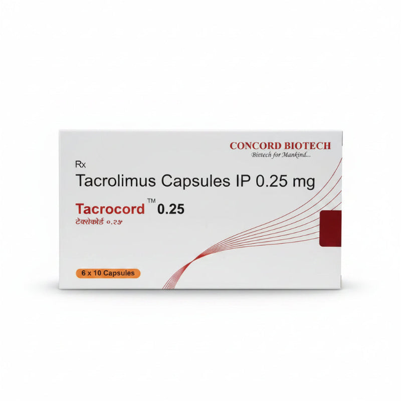 TACROCORD 0.25MG TAB Main image